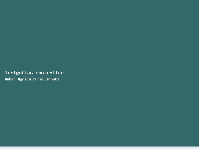 Irrigation controller