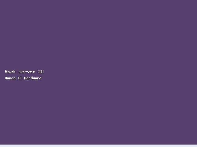 Rack server 2U