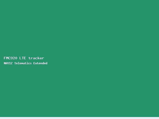 FMC920 LTE tracker