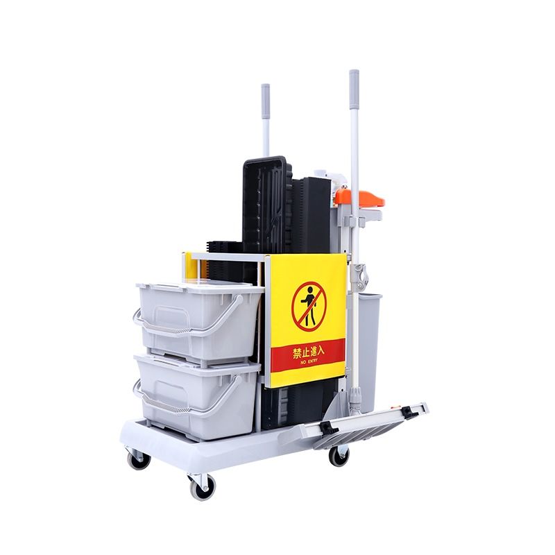 Escalator Cleaning Trolley with Tools