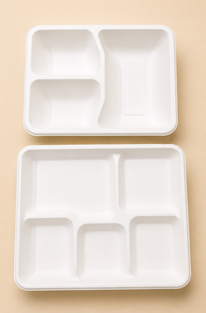 Sugarcane bagasse Meal-tray
