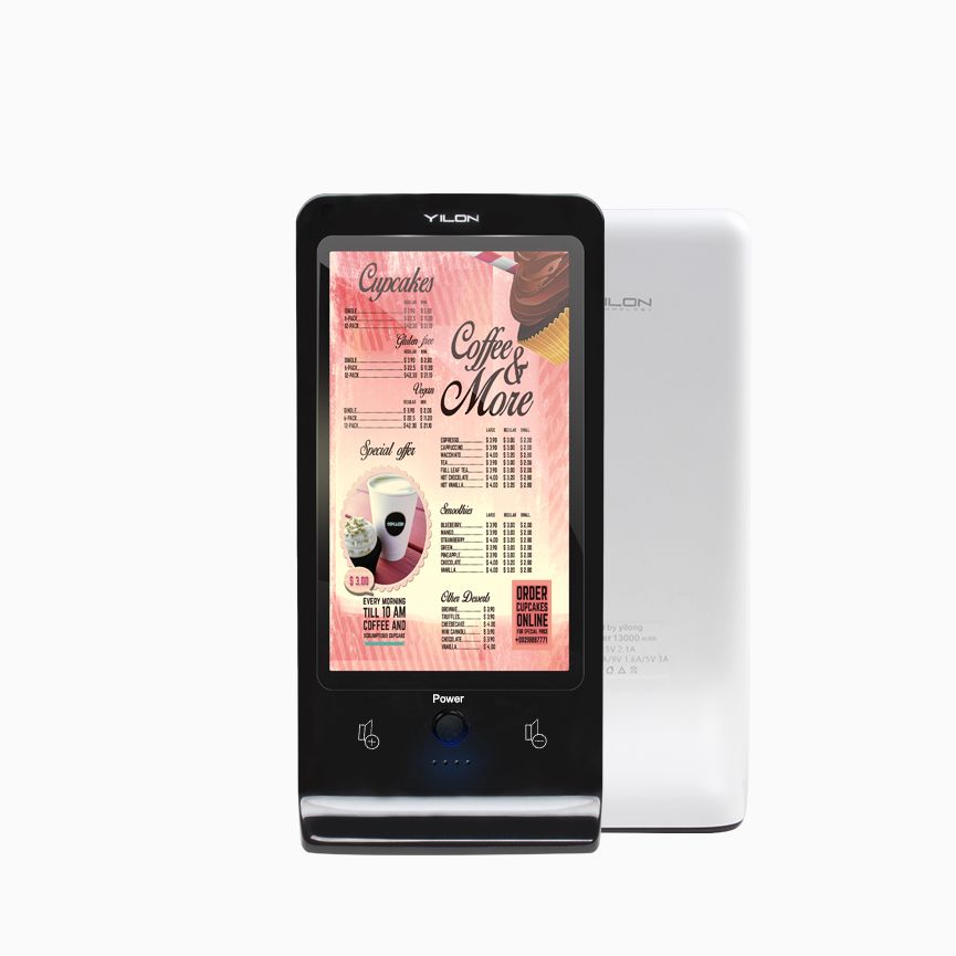 USB LCD Advertising Player Desktop Freestanding Electronic for Clothing Store Display and Promotional in Shopping Malls