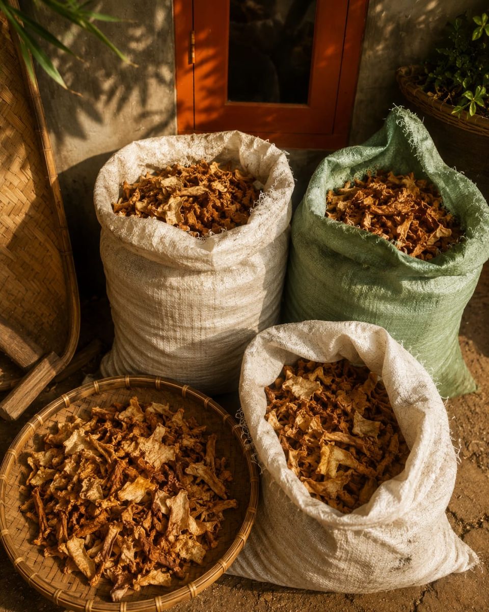 Dried Cassava Peels