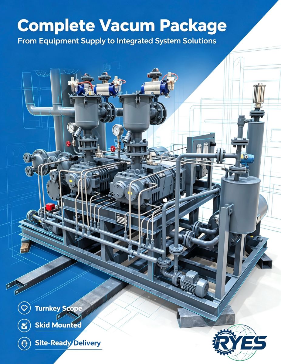 Complete Skid‑Mounted Vacuum Package｜Turn‑key Integrated System Solutions