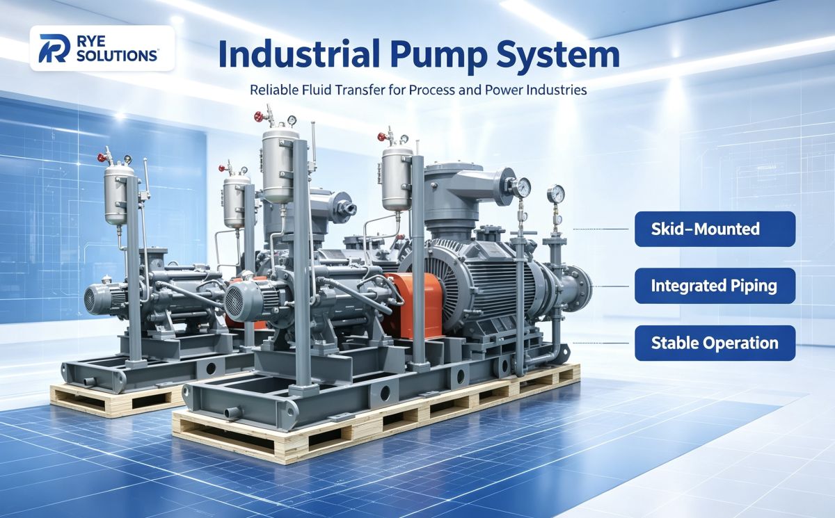 API610 | Skid‑Mounted Industrial Pump System for Power & Process Industries
