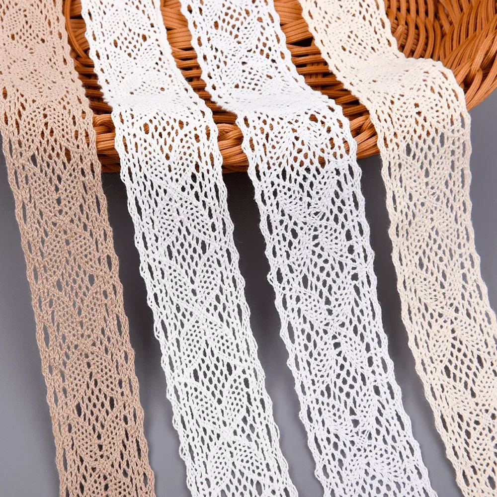 Cotton Chevron Crochet Lace Trim – 4.5 cm (SKU YT-127)