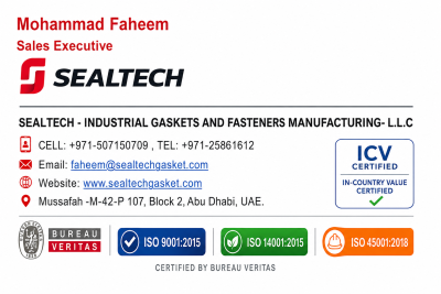 Sealtech Gaskets & Fasteners Manufacturing